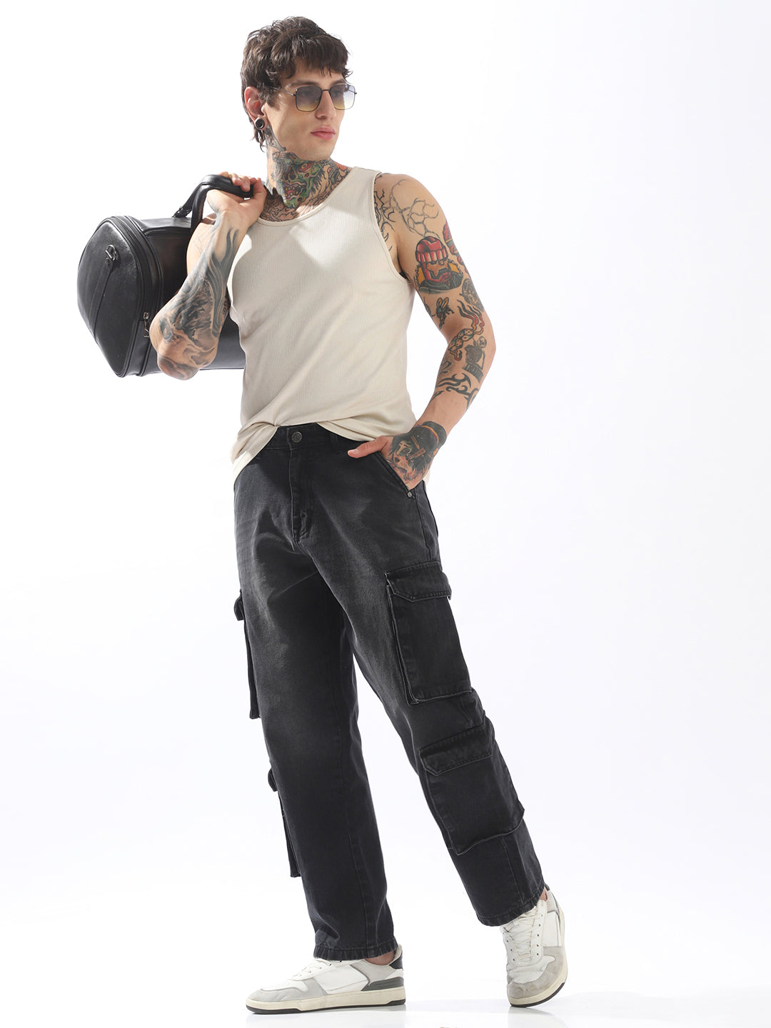 Men Comfort Straight Fit Mid-Rise Jeans - High Star x Dennis Lingo