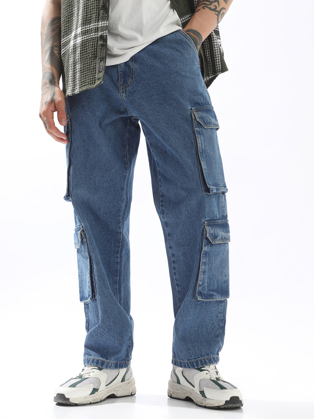 Men Comfort Straight Fit Mid-Rise Jeans - High Star x Dennis Lingo