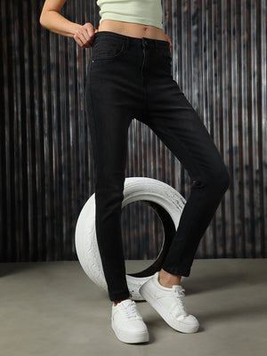 Women Comfort Skinny Fit High-Rise Stretchable Jeans - High Star x Dennis Lingo