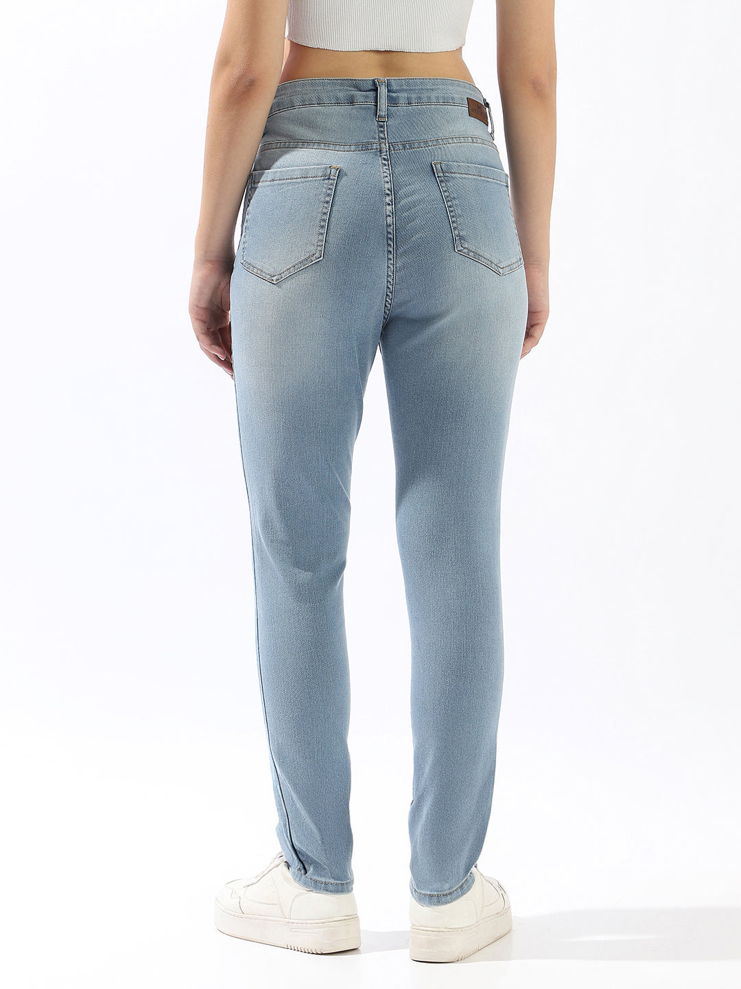 Women Comfort Super Skinny Fit High-Rise Heavy Fade Streachable Jeans - High Star x Dennis Lingo