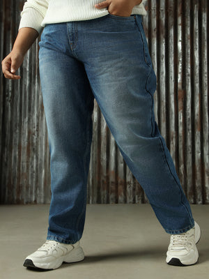 Women High-Rise Mom Fit Light Fade Jeans - High Star x Dennis Lingo