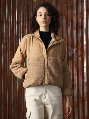 Sherpa Hooded Front-Open Oversize Fit Sweatshirt - High Star x Dennis Lingo