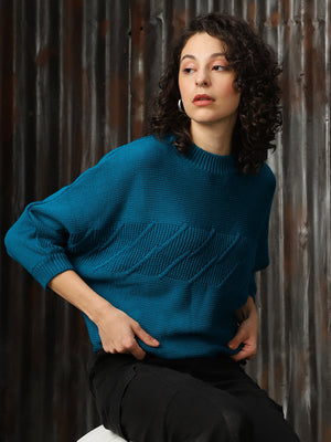 Kimono Sleevels Patterned Loose Fit Pullover - High Star x Dennis Lingo