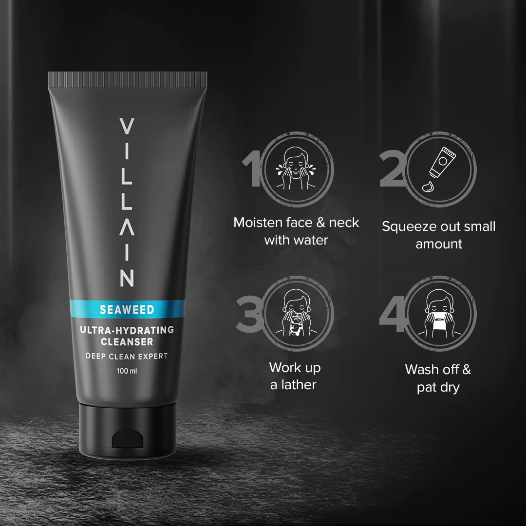Villain Ultra Hydrating Cleanser (Seaweed)