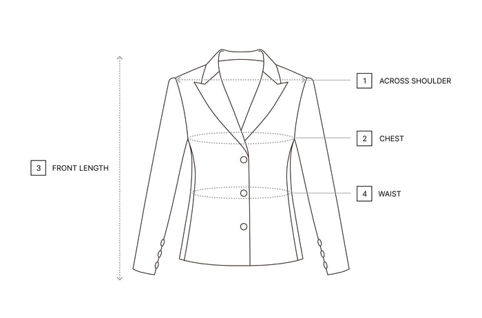 Lapel Collar Blazer - Forest Green