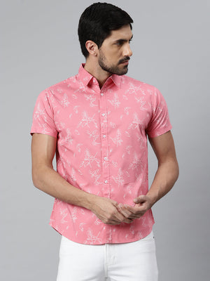 Men's Small Checkered Slim Fit Casual Shirt