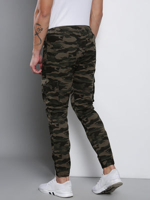 Men's Tapered Fit Cotton Cargo Joggers (Naturalolive) – DENNIS LINGO