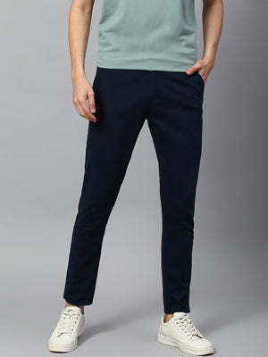 Men's Tapered Fit Cotton Chinos (Royal Blue)