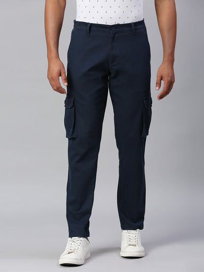 Mens Tapered Fit Cotton Cargo (ROYAL BLUE)
