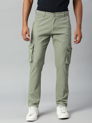 Men's Tapered Fit Cotton Cargo (Sage)