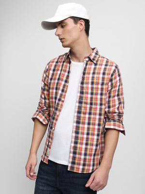 Men's Red Casual Shirt