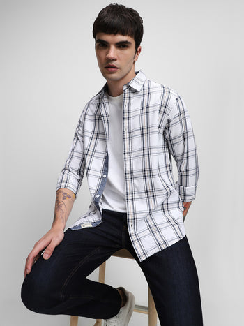 Men's White Casual Shirts