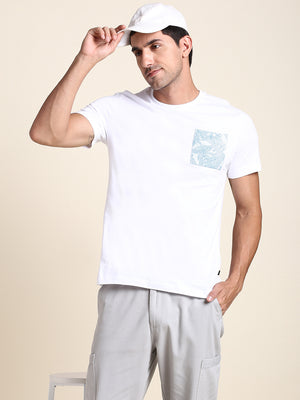 Men's White Tshirts Wardrobe Essentials Soft And Stretchy Fabric