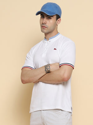 Men's White Tshirts Wardrobe Essentials Soft And Stretchy Fabric