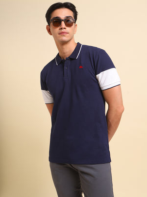 Men's Navy Tshirts Wardrobe Essentials Soft And Stretchy Fabric