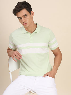 Men's Green Tshirts Wardrobe Essentials Soft And Stretchy Fabric