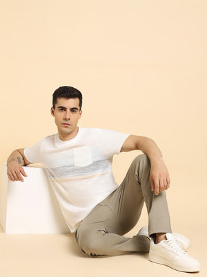 Dennis Lingo Striped Pure Cotton Slim Fit T-shirt