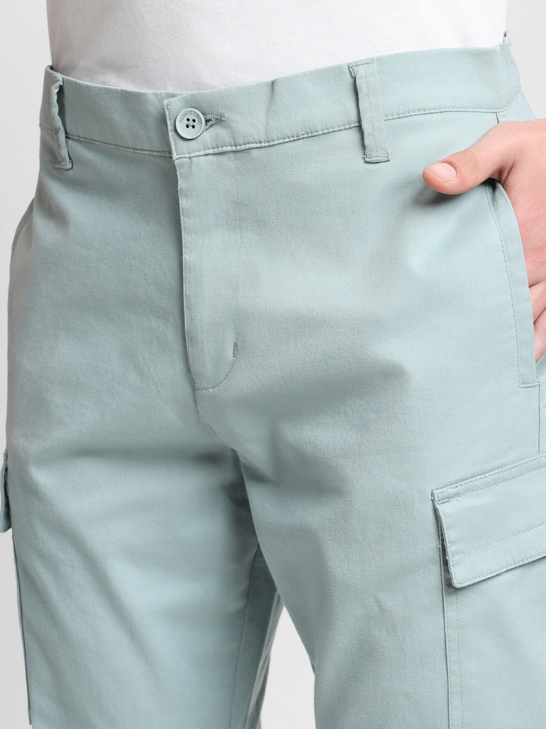 Dennis Lingo Light Grey Cargo Trousers For Men – DENNIS LINGO