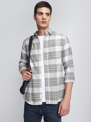 Men's Brown Casual Shirt