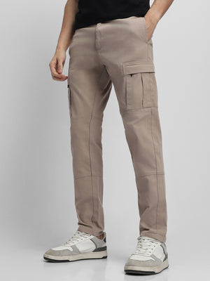 Men's Slim Fit Wrinkle Free Cargos Trousers