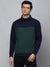 Mens Long-Sleeve Sweatshirt - Lightweight Casual Winterwear  (Petrol Green)
